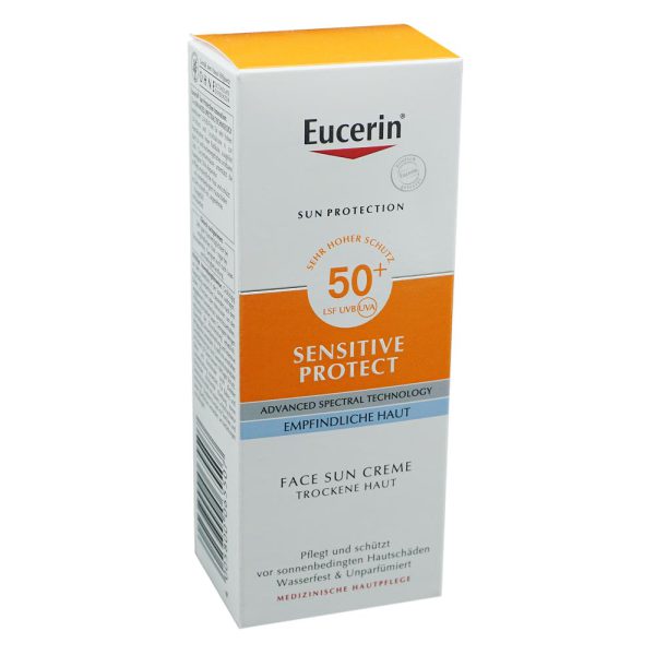 Eucerin sun sensitive protect krema za lice spf50+ 50ml