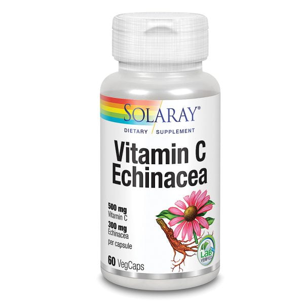 Solaray vitamin c+ehinacea cps a 60 kom