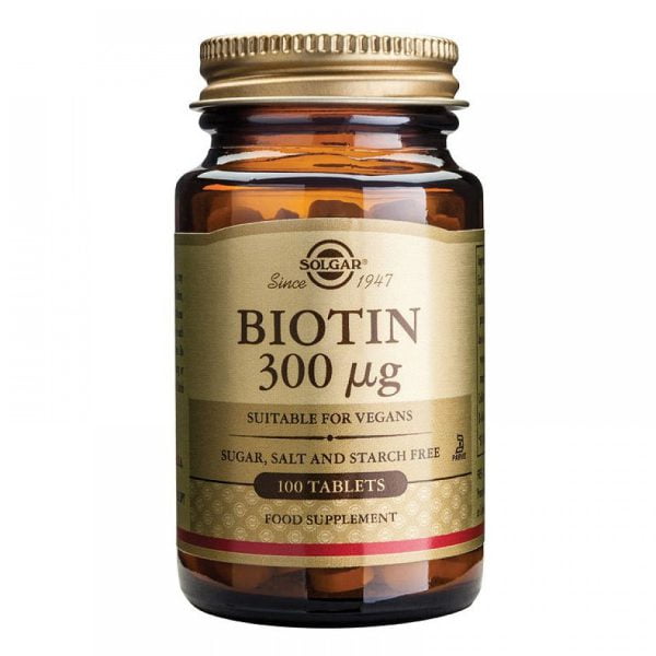 Solgar biotin 300mcg tbl a100