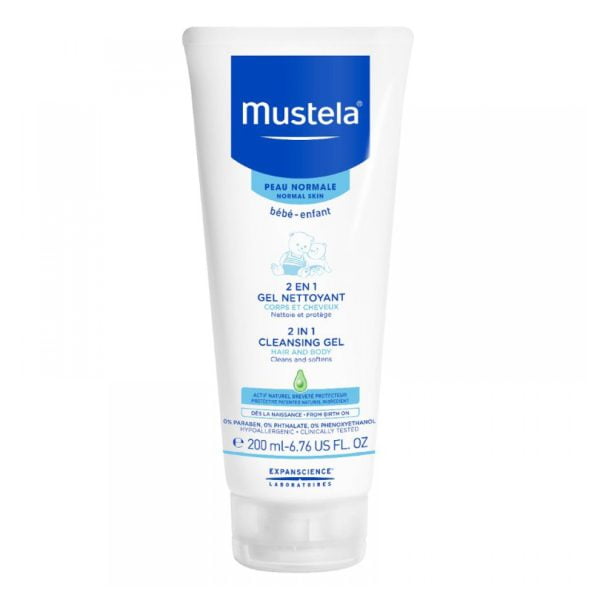 Mustela 2u1 gel za pranje kose i tijela 200ml