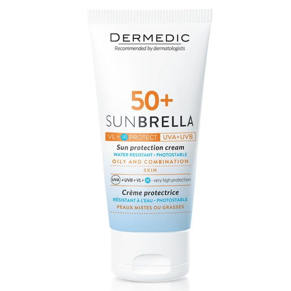 Dermedic sunbrella krema za masnu do mješovitu kožu spf 50+ 50ml