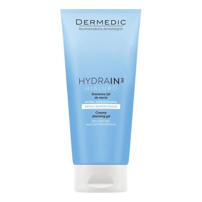 Dermedic hydrain 3 kremasti gel za čišćenje 200ml