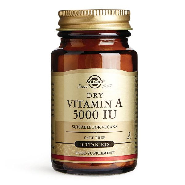 Solgar vitamin a 5000iu tbl a100