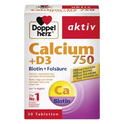 Dh aktiv calcium 750+biotin a30