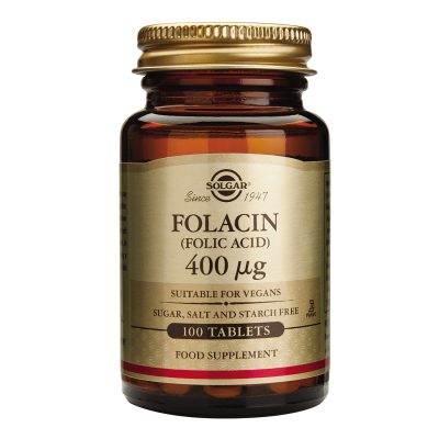 Solgar folacin (folna kiselina) 400mcg tbl a100