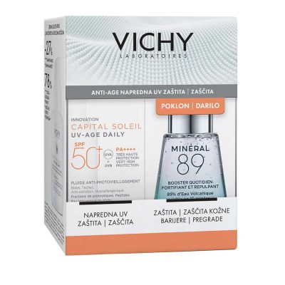 Vichy cs uv-age fluid spf50+ 40ml + poklon vichy mineral 89 30ml