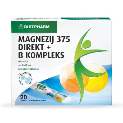 Dietpharm magnezij 375 + b kompleks direkt a28