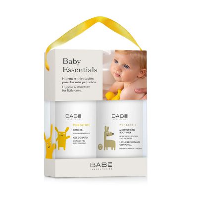 Babe pediatric baby box (gel za kupanje 500ml+hid.mljeko 500ml)
