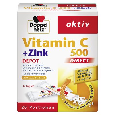 Dh vitamin c 500 + cink granule a 20
