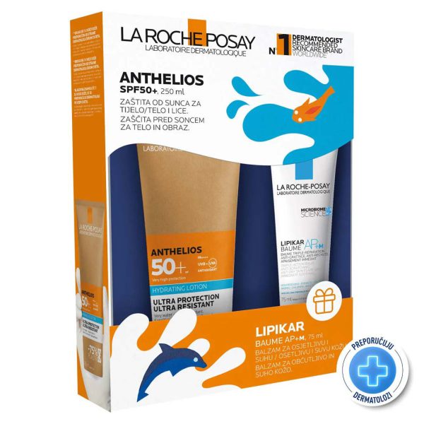 Lrp anthelios mlijeko za tijelo spf50+ + lipikar balzam 75ml