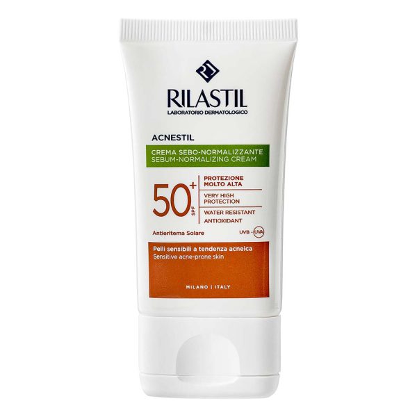 Rilastil acnestil krema za regulaciju sebuma spf50+ 40ml