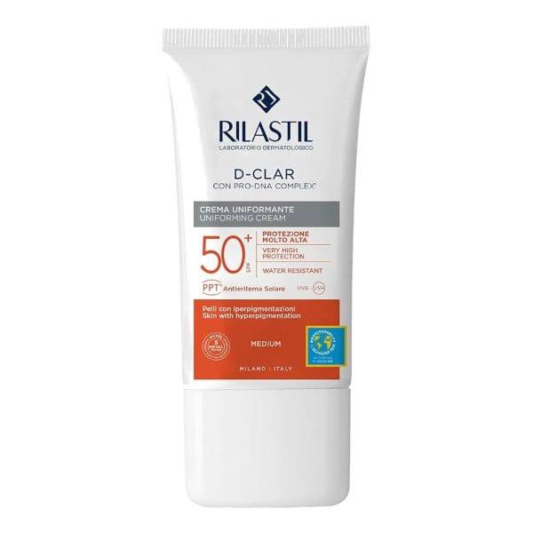 Rilastil d-clar tonirana krema medium spf50+ 40ml