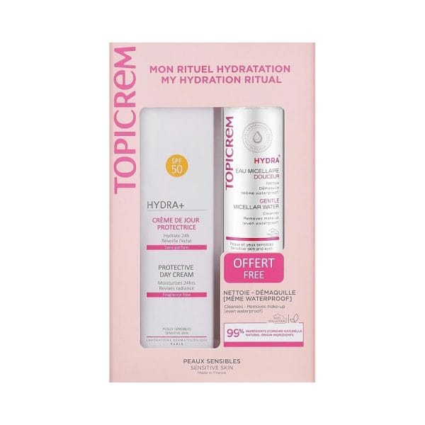 Topicrem hydra+ krema spf50 40ml + micelarna 40ml