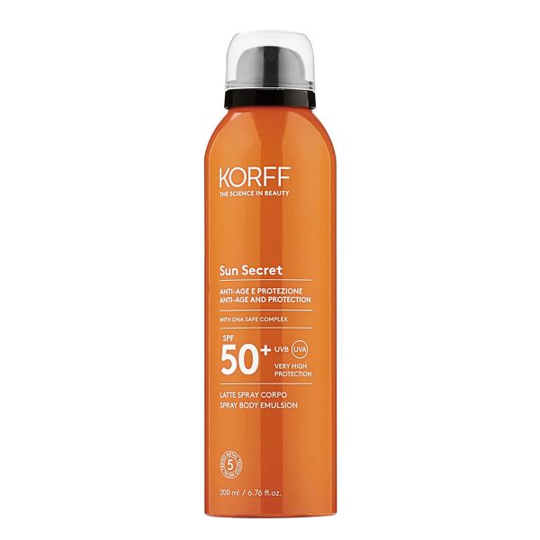 Korff sun secret sprej za tijelo spf50+ 200ml