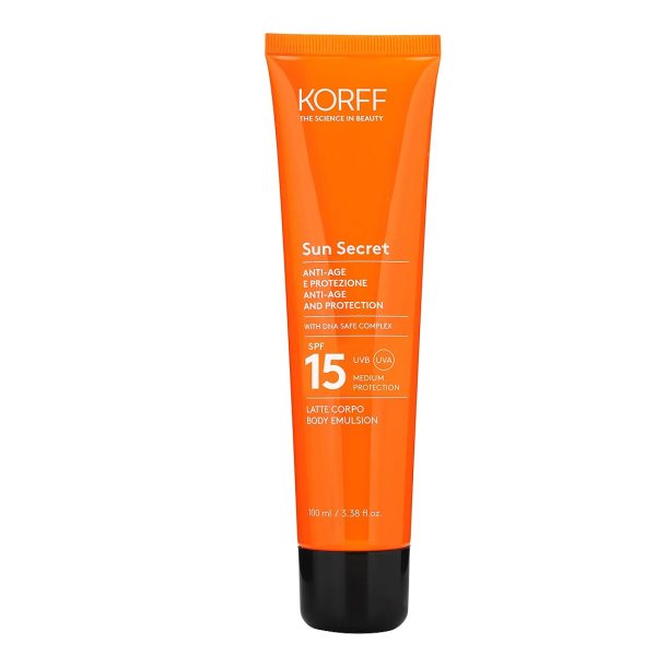 Korff sun secret mlijeko za tijelo spf15 100ml