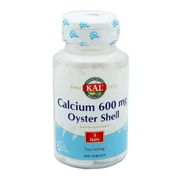 Kal calcium oyster tbl 100x600mg