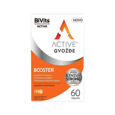 Bivits activa active željezo booster 60cps