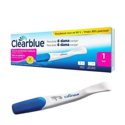 Test na trudnoću clearblue early rapid (6 dana prije)