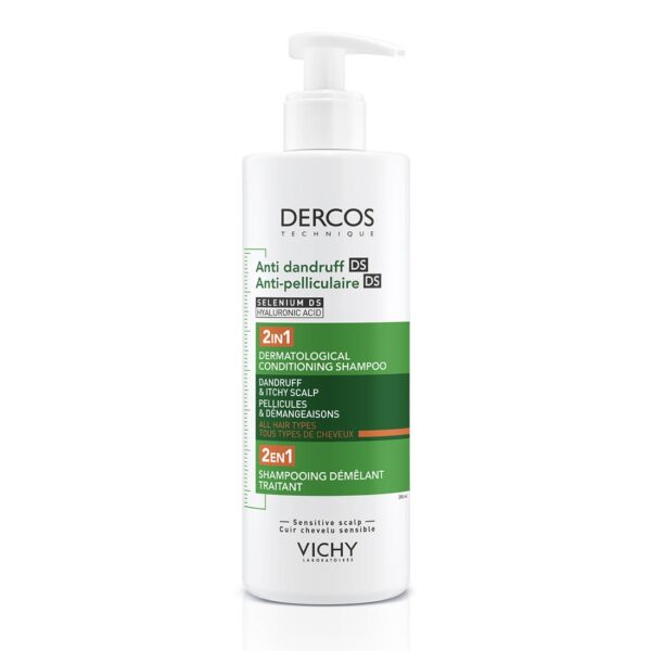 Vichy dercos šampon 2u1 protiv peruti za sve tipove kose 390ml